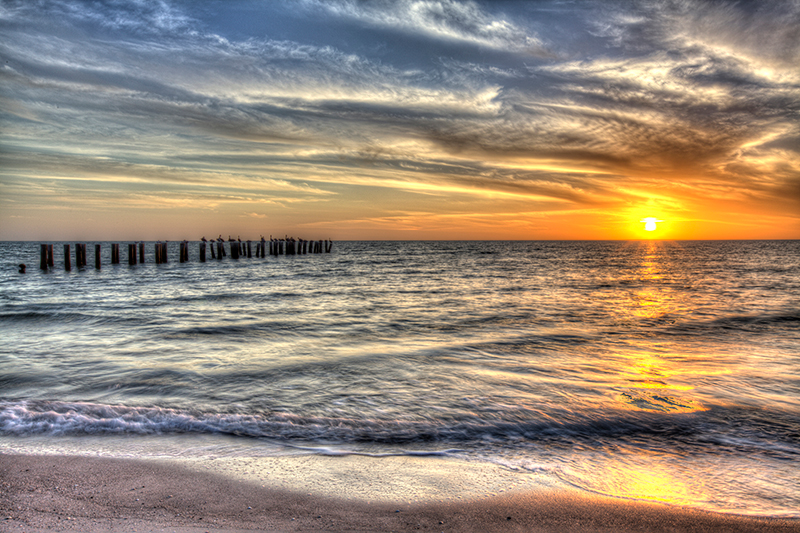 Sunset Naples Beach Florida