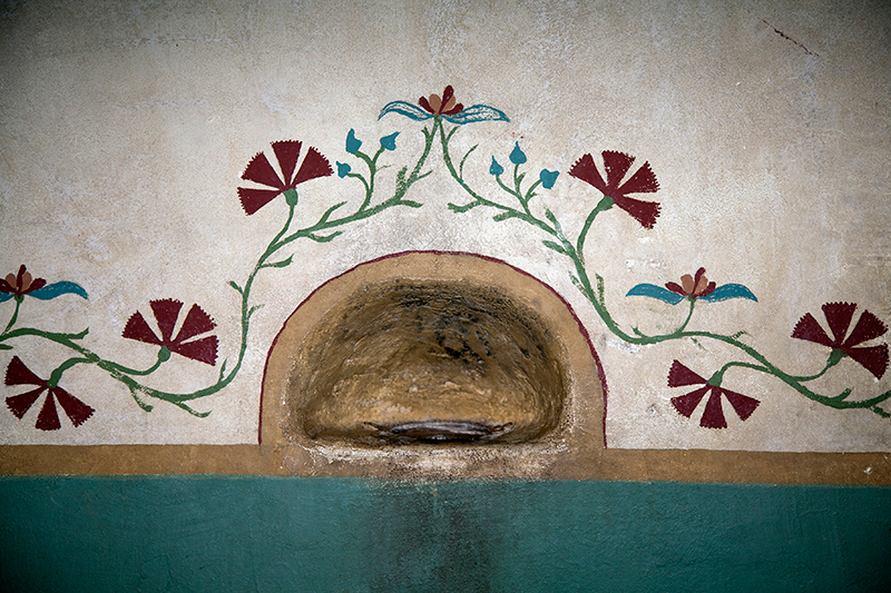 Decorated Holywater Stoup, San Carlos Borromeo de Carmelo Mission, California